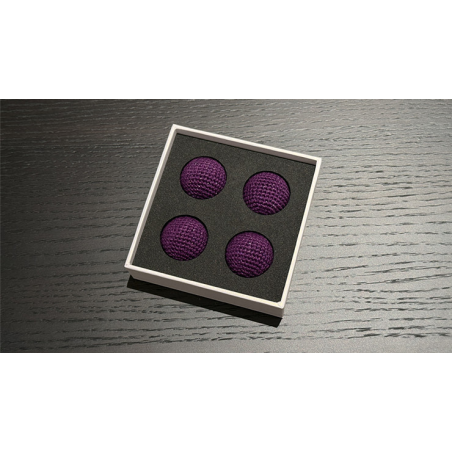 Shining Crochet Balls (Dark Purple) by JT Magic