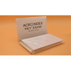 Six Acro Index (Stage) Dry Erase by Blake Vogt