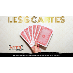 The 6 Cards by Mayette Magie Moderne