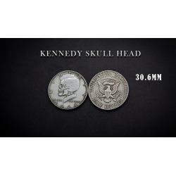 KENNEDY SKULL HEAD COIN by Men Zi Magic