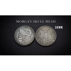MORGAN SKULL HEAD COIN by Men Zi Magic