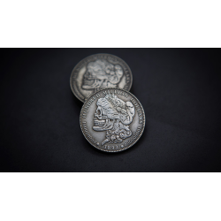 MORGAN SKULL HEAD COIN by Men Zi Magic
