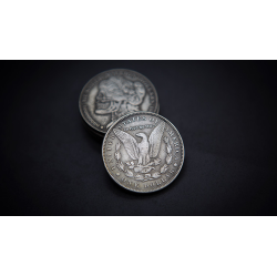 MORGAN SKULL HEAD COIN by Men Zi Magic