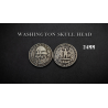 WASHINGTON SKULL HEAD COIN by Men Zi Magic