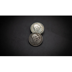 WASHINGTON SKULL HEAD COIN by Men Zi Magic