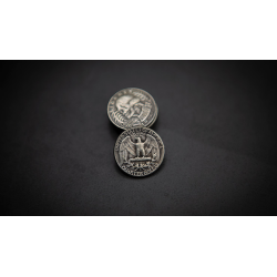 WASHINGTON SKULL HEAD COIN by Men Zi Magic