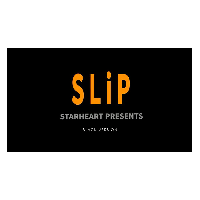Starheart presents Slip Black (Gimmicks and Online Instruction) by Doosung Hwang - Trick
