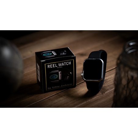 REEL WATCH - Stainless with black band smart watch (KEVLAR) by Uday Jadugar - Trick
