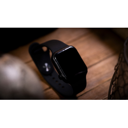 REEL WATCH Titanium Black with black band smart watch (KEVLAR) by Uday Jadugar - Trick