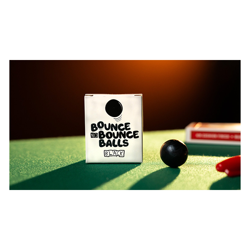Bounce no Bounce Balls BLACK by Murphy's Magic - Trick