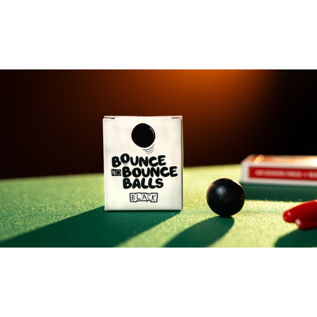 Bounce no Bounce Balls BLACK by Murphy's Magic - Trick