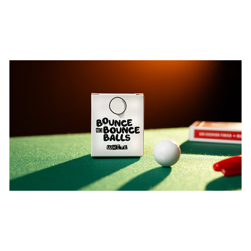 Bounce no Bounce Balls WHITE by Murphy's Magic - Trick
