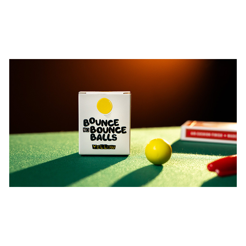 Bounce no Bounce Balls YELLOW by Murphy's Magic - Trick
