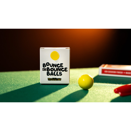 Bounce no Bounce Balls YELLOW by Murphy's Magic - Trick