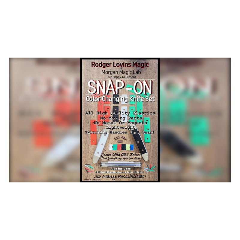 SNAP-ON Color Changing Knife Set by Rodger Lovins