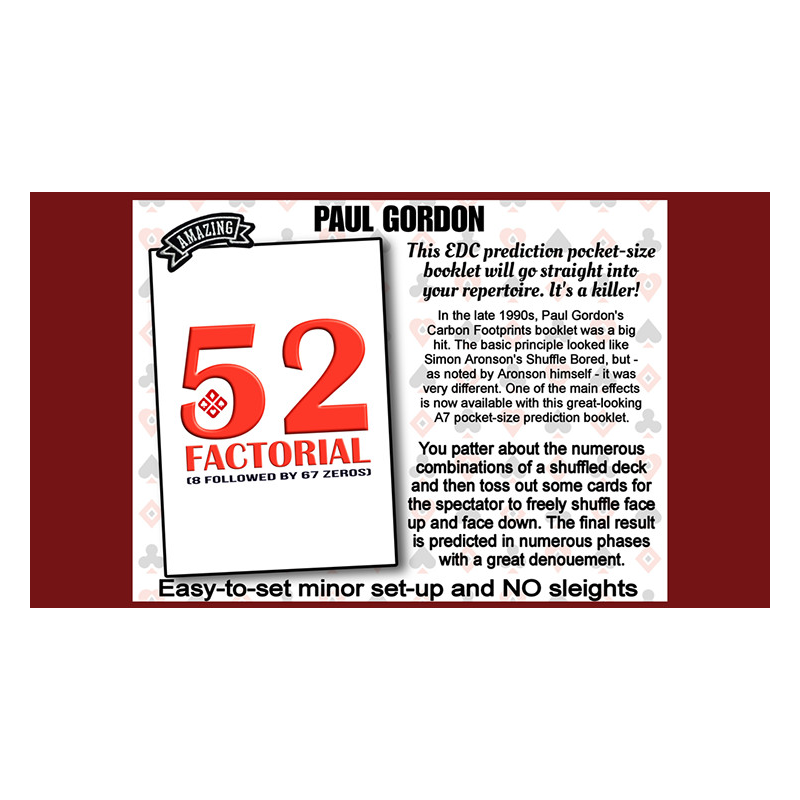 52 Factorial by Paul Gordon