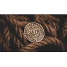 BOW AND ARROW COIN GOLD (Gimmick and Online Instructions) by Bacon Magic - Trick