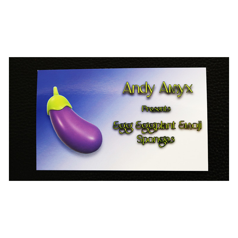Sponge Emoji EGGPLANT (4PK.) by Andy Amyx- Trick