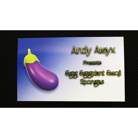 Sponge Emoji EGGPLANT (4PK.) by Andy Amyx- Trick