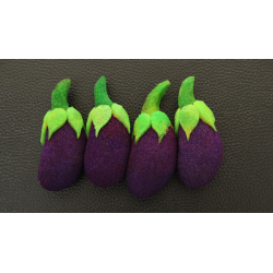 Sponge Emoji EGGPLANT (4PK.) by Andy Amyx- Trick