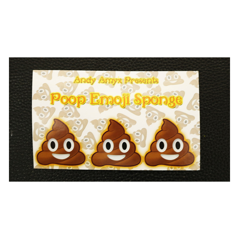 Sponge Emoji POO (4PK.) by Andy Amyx- Trick