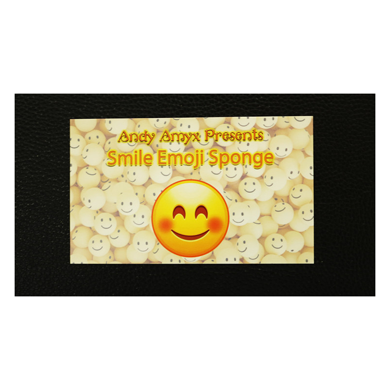 Sponge Emoji SMILE FACE (4PK.) by Andy Amyx- Trick