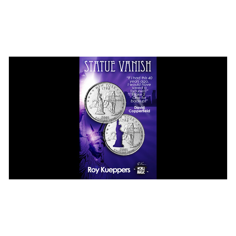 Statue Vanish (Gimmicks and Online Instructions) by Roy Kueppers - Trick
