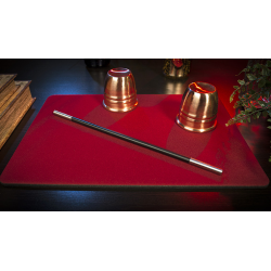 Standard Close-Up Pad 11X16 (Red) by Murphy's Magic Supplies - Trick