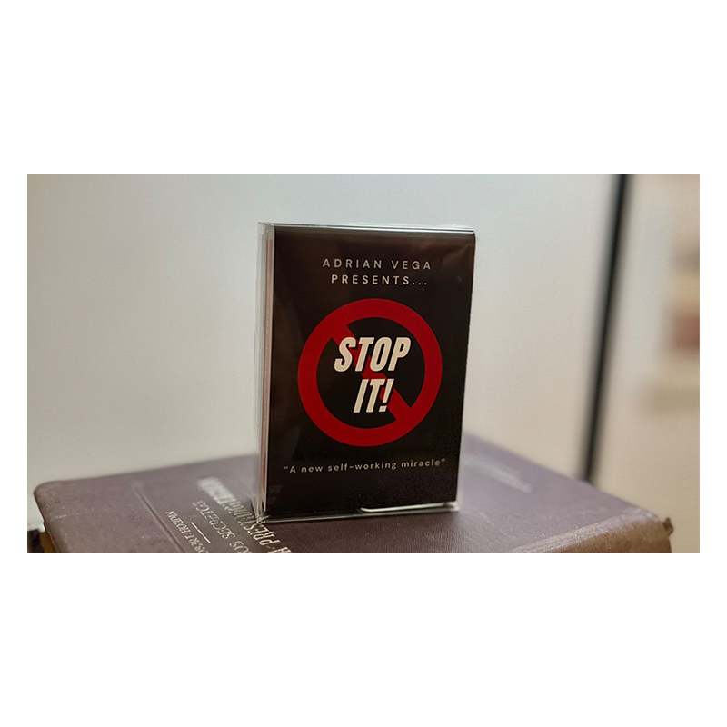 Stop It! (Blue) by Adrian Vega