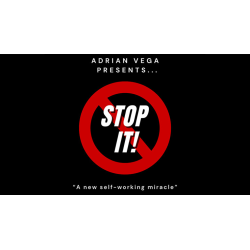 Stop It! (Blue) by Adrian Vega