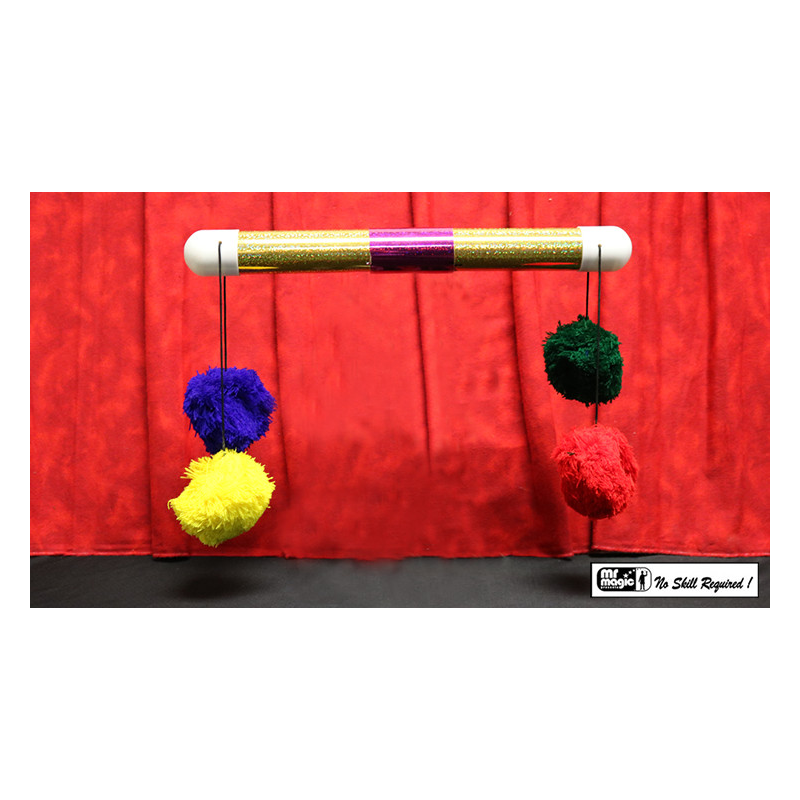 Super Pom Pom Stick (Glitter) by Mr. Magic - Trick