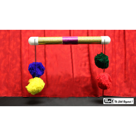 Super Pom Pom Stick (Glitter) by Mr. Magic - Trick