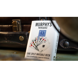 SURE SPLIT Invisible Deck Bicycle (Blue) by Murphy's Magic