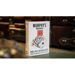 SURE SPLIT Invisible Deck Bicycle (Red) by Murphy's Magic