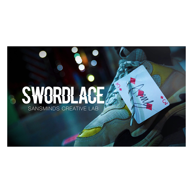 Pro Series: Swordlace Black (DVD and Gimmick) by SansMinds Creative Lab - DVD