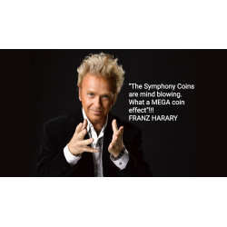 Symphony Coins (US Quarter) Gimmicks and Online Instructions by RPR Magic Innovations - Trick