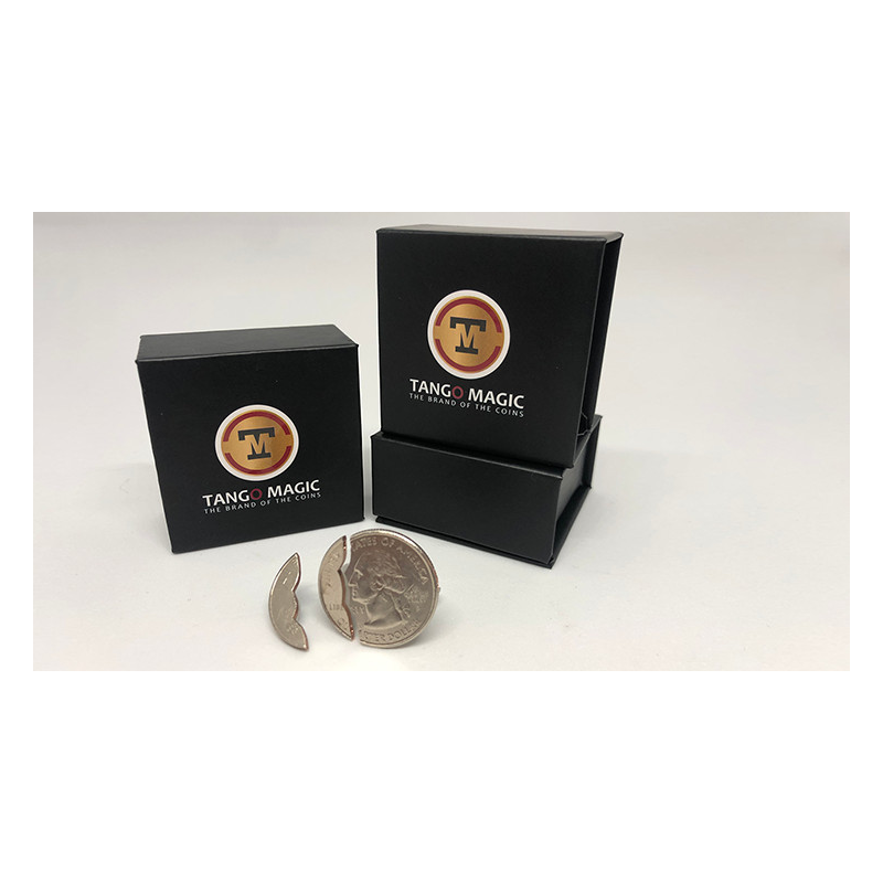 Bite Coin - US Quarter (Internal With Extra Piece) (D0045) by Tango - Trick
