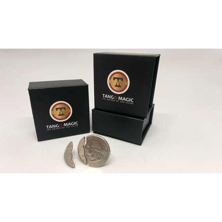 Bite Coin - US Quarter (Internal With Extra Piece) (D0045) by Tango - Trick