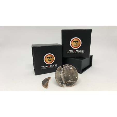 Bite Coin - (D0046)(US Half Dollar - Traditional With Extra Piece) by Tango - Trick