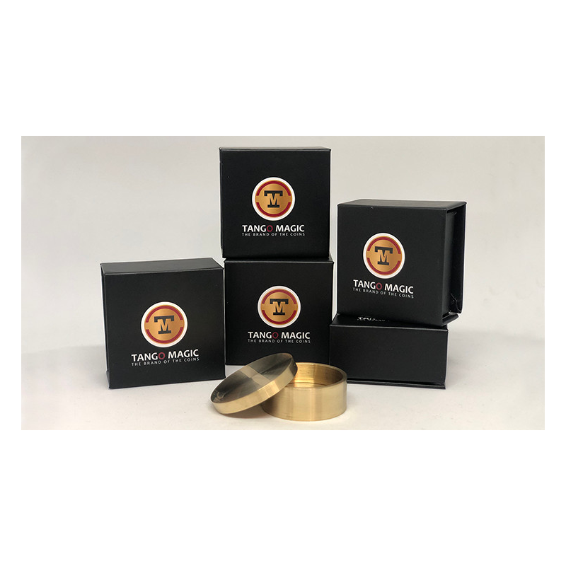 Boston Coin Box Brass One Dollar (B0029) by Tango Magic