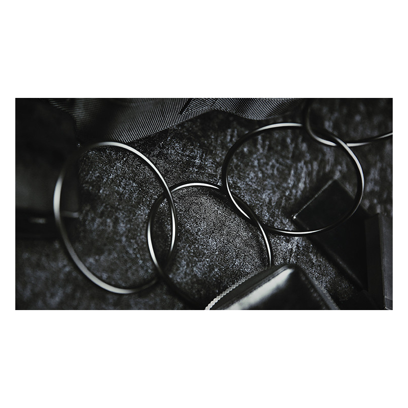 4" Linking Rings (Black) by TCC - Trick