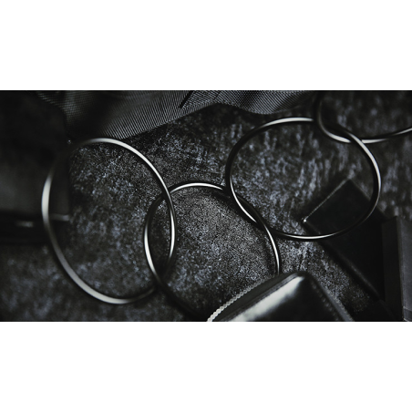 4" Linking Rings (Black) by TCC - Trick