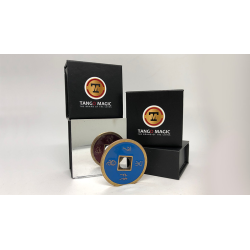 Chinese Coin (CH0021) Blue and Red by Tango Magic - Tricks