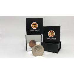 Copper Silver Coin (Half Dollar/English Penny) (D0060) by Tango - Trick
