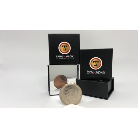 Copper Silver Coin (Half Dollar/English Penny) (D0060) by Tango - Trick
