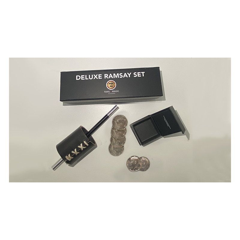 Deluxe Ramsay Set Half Dollar (Gimmicks and Online Instructions) by Tango - Trick