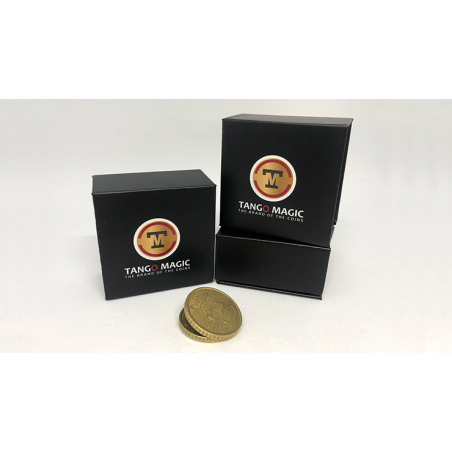 Expanded Shell Coin (50 Cent Euro, Steel Back) by Tango Magic - Trick (E0005)