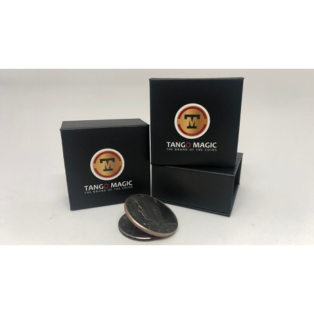 Expanded Shell Coin (Half Dollar) (D0007)(Steel Back) by Tango Magic - Trick