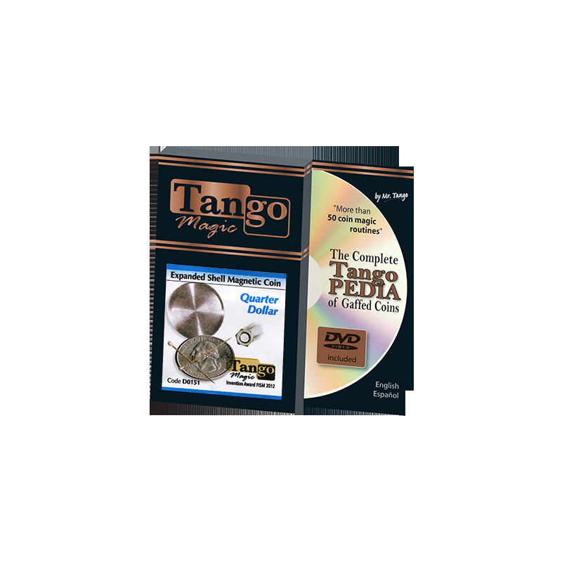 Expanded Shell Quarter Magnetic (D0151) by Tango - Trick