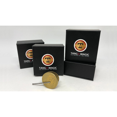 Magnetic Flipper Coin E0033 (50 Cent Euro) by Tango- Trick